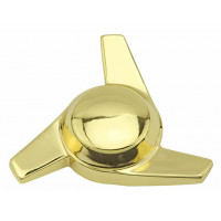 Knockoff Swept 3 Wing Right 24T - Gold Tone