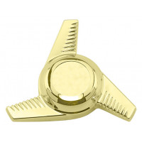 Knockoff Swept Fluted 3 Wing Left 24T - Gold Tone
