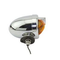 Bullet Dummy Light - Chrome/Amber