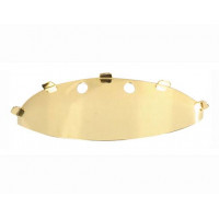 Bullet Headlight Visor - Gold Tone