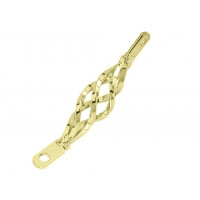 Cage Twisted Light Bracket - Gold Tone