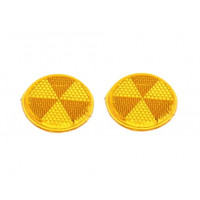 Mirror Reflectors - Amber