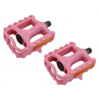 861 Plastic Pedals 9/16 Inch - Pink