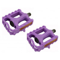 861 Plastic Pedals 9/16 Inch - Purple