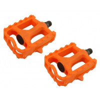 861 Plastic Pedals 9/16 Inch - Orange
