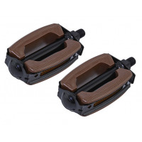 Krate Pedals 1/2 Inch - Brown/Black