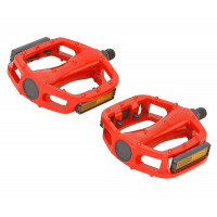 Alloy Platform Pedals 1/2 Inch - Red