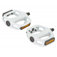 Alloy Platform Pedals 1/2 Inch - White