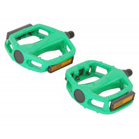 Alloy Platform Pedals 1/2 Inch - Green