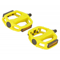 Alloy Platform Pedals 1/2 Inch - Yellow