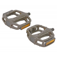 Alloy Platform Pedals 1/2 Inch - Brown