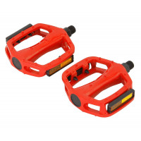 Alloy Platform Pedals 9/16 Inch - Red