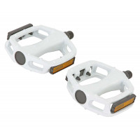 Alloy Platform Pedals 9/16 Inch - White