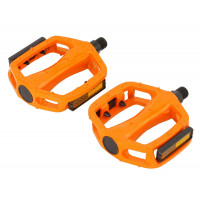 Alloy Platform Pedals 9/16 Inch - Orange