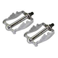 Wing Pedals 1/2 Inch - Chrome