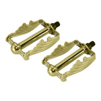 Wing Pedals 1/2 Inch - Gold Tone
