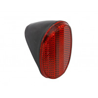 Fender Rear Reflector Oval - Black/Red