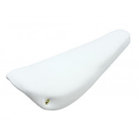 16 Inch Vinyl Banana Seat - White