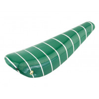 16 Inch Vinyl Sparkle Banana Seat w/Stripes - Green/Silver
