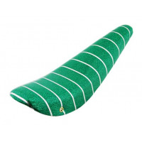20 Inch Vinyl Sparkle Banana Seat w/Stripes - Green Glitter/Silver