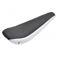 20 Inch Vinyl Two Tone Banana Seat - Black/White