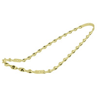 20 Inch Flat Twisted Banana Seat Trim - Gold Tone