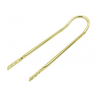 24 Inch Axle Mount Sissy Bar - Gold Tone