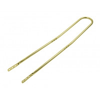 36 Inch High Back Axle Mount Sissy Bar - Gold Tone