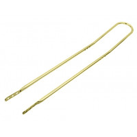 42 Inch High Back Axle Mount Beach Cruiser Sissy Bar - Gold Tone