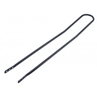 42 Inch High Back Axle Mount Beach Cruiser Sissy Bar - Black