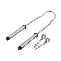 24 Inch Krate Style Shock Suspension Sissy Bar - Chrome