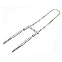 42 Inch High Back Axle Mount Suspension Sissy Bar - Chrome