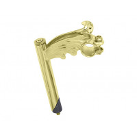 Wing Single Bolt Handlebar Stem 22.2mm - Gold Tone