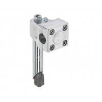GT Mallet Style BMX Stem 21.1mm - Silver/Chrome