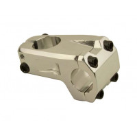 Threadless Block Alloy Stem 28.6mm/25.4mm - Chrome