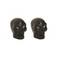 Valve Cap Skull - Black