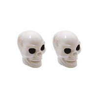 Valve Cap Skull - White