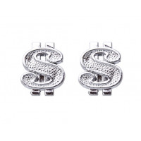 Valve Cap Dollar Sign - Chrome