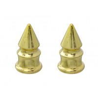 Valve Cap Spike - Gold Tone