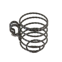 Square Twisted Cup Holder - Black