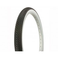 26 x 2.125 Brick Tread Tire - Black/White Sidewall