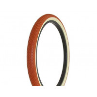 26 x 2.125 Brick Tread Tire - Clay/Cream Sidewall