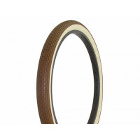 26 x 2.125 Brick Tread Tire - Brown/Cream Sidewall