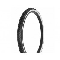 26 x 2 x 1 3/4 Brick Tread S7 Tire - Black/White Sidewall