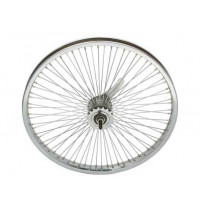20 Inch Rear 72 Spoke Radial Wheel w/Coaster Hub - Chrome