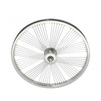 20 Inch Front 72 Spoke Radial Fan Wheel - Chrome