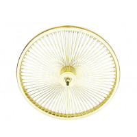 20 Inch Front 144 Spoke Radial Wheel - Gold Tone