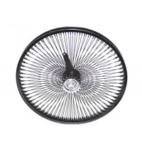 20 Inch Rear 144 Spoke Radial Wheel w/Coaster Hub - Black