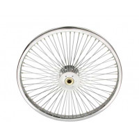 20 Inch Hollow Hub 72 Spoke Radial Wheel - Chrome