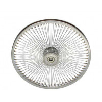 20 Inch Hollow Hub 144 Spoke Radial Wheel - Chrome